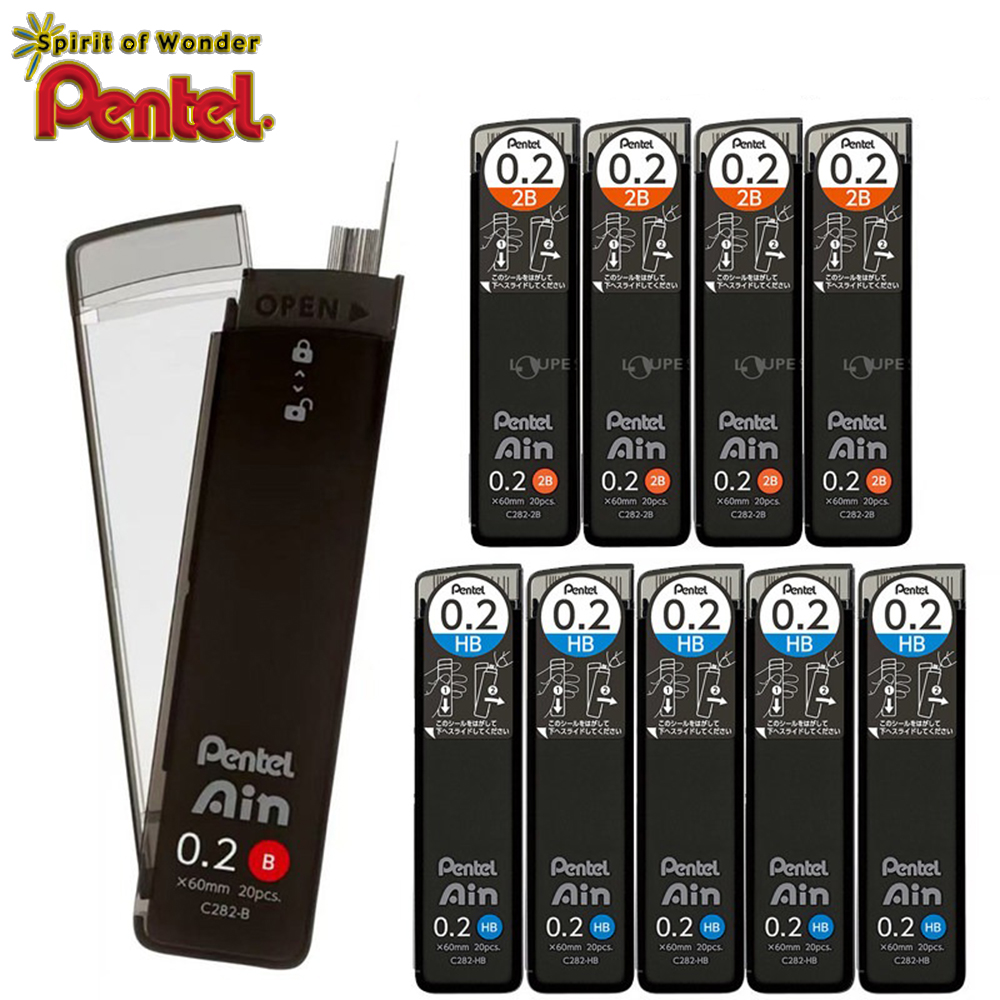 Pentel Pen Energel - 3 علب أقلام رصاص يابانية من