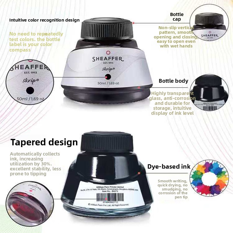 حبر صبغ ملون من American SHEAF - مراجعة Fountain Pen Bottled Ink وسعره