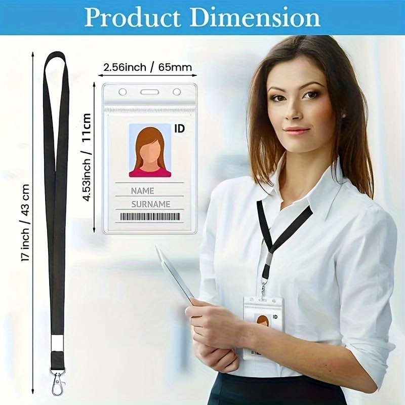 حامل بطاقة شارة اسم شفافة مقاو - مراجعة Index Card Holder وسعره